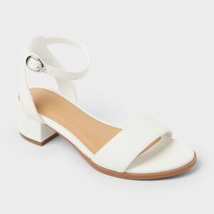 Cat & Jack - Kids' Shirley Dress Heels - Cat & Jack Cream 13 Cream